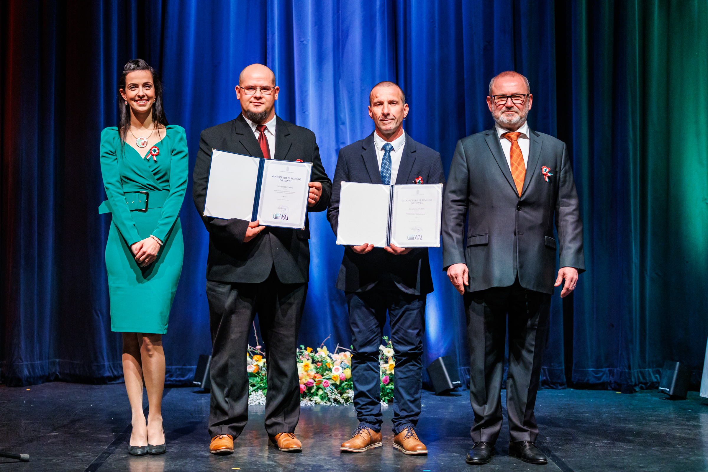 Szelestyei Tibor és Bondor Zoltán elismerés